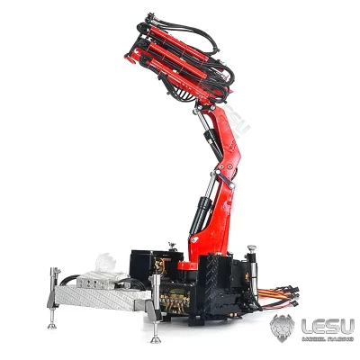 LESU Metal RC Hydraulic Truck Crane Unassembled Unpainted KIT 1/14 RC Model Tamiyay Dumper Tractor Excavator Toys TH19710