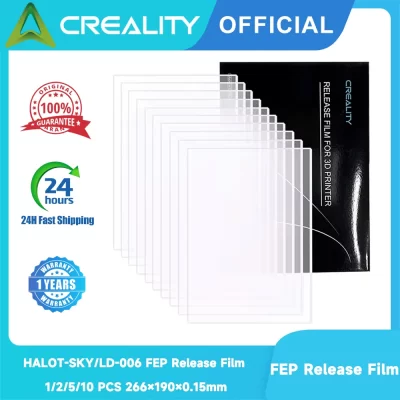 Creality oficial HALOT-SKY/LD-006 filme de liberação fep 1 peça 266 × 190 × 0.15mm resistência ao calor para peças de impressora 3d HALOT-SKY/LD-006