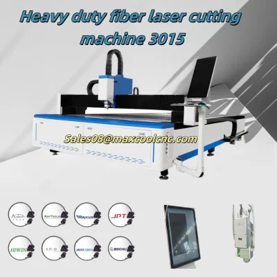 Lazer CNC 1530 2040 2060 2580 Heavy Duty 4000W 6000W 12000w Máquina de corte a laser de fibra automática com melhor preço