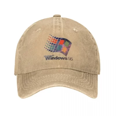 Windows 95 Galaxy Baseball Cap Vintage Distressed Washed Sun Cap Men Women Outdoor All Seasons Travel Gift Caps Hat