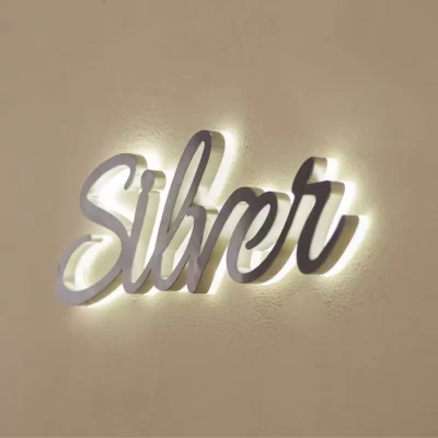 Sinal de iluminação personalizado, letras de parede, sinal iluminado, sinal de letra 3D, sinal de parede ao ar livre, sinal de loja de logotipo, sinal retroiluminado, decoração de parede