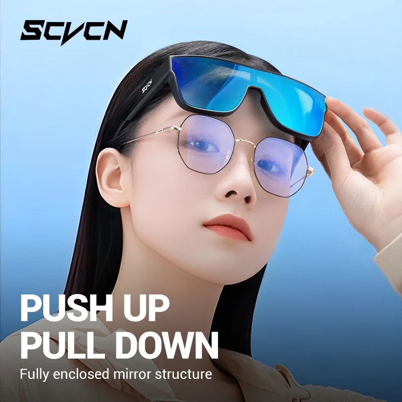 SCVCN New Men Outdoor Road Sports Mountains Cycling Sunglasses UV400 Cycling Eyewear Women Bicycle Riding Driving Glasses
