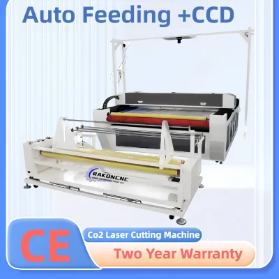 Cheap Price 1626 1610 Co2 Laser Cutting Engraving Machine 80W-600W with Ccd Auto Feeding