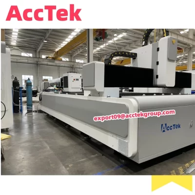 Cortador de chapa de alumínio  e aço Laser CNC AKJ1530F 3000w 12kw Equipamento de corte óptico de placa de metal 6kw