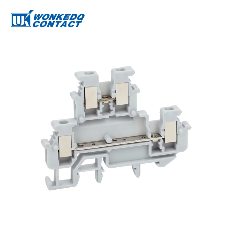 10Pcs MBKKB-2.5 Screw Double Level Din Rail Terminal Block, 2.5 mm² Wire Connector, Universal Feed-Through Plug 2 Layer MBKKB2.5 - Image 5