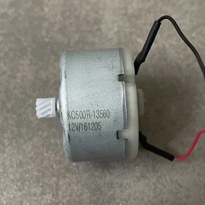 Pequeno motor de eixo redondo KOL KC500R-13560 DC 3V-12V 5350RPM de alta velocidade para máquina de fragrância robô varredor
