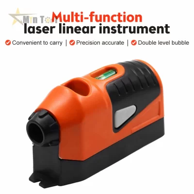 Mini vertical nível de espírito ferramenta nível laser guiado linha medição ferramenta calibre ferramentas manuais instrumento óptico