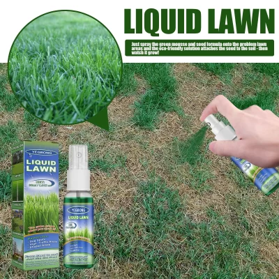 Spray de gramado de grama verde, sistema de semeadura doméstica, líquido para jardim, terreno de futebol ao ar livre, líquido de grama verde de longa duração 30ml