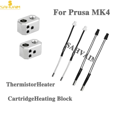 Tubo de aquecimento para Prusa MK4 Kit Impressora, Aquecedor de cartucho, Extrusora, Impressora 3D Hotend, 24V, 40W