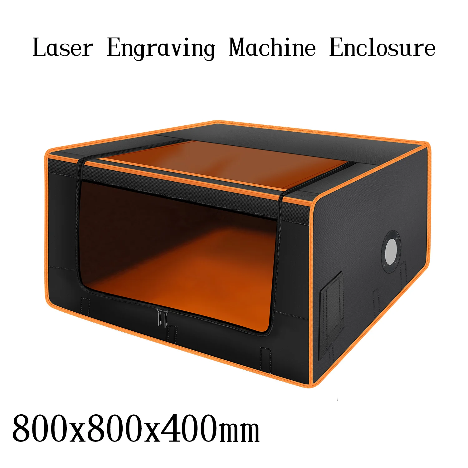 Caixa protetora à prova de fogo 800x800x400mm da prova de poeira do cerco da máquina de gravura do laser exaustão do fumo com fã poderoso da sução