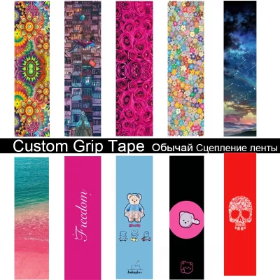Profissional pro skate griptapes 23*84cm multi gráfico griptape longboard scooter skate lixa deck aderência fita áspera