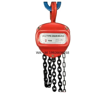 Talha de corrente manual de tamanho pequeno 1-10TON 3m Bloco de talha de aço para levantamento manual Nova condição