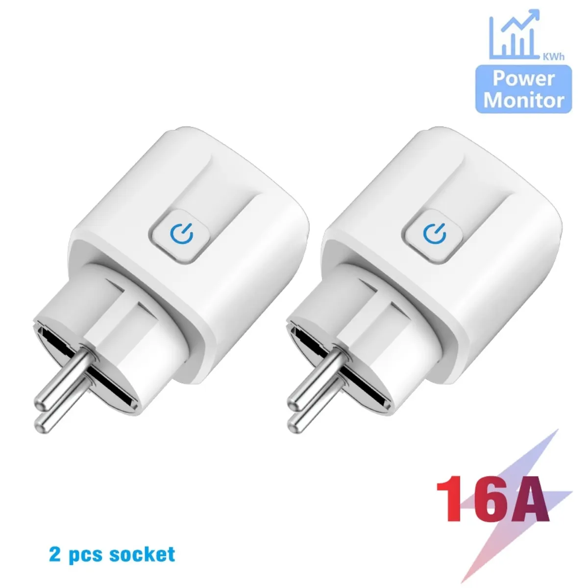 TASMOTA-WiFi Plug, Home Assistant, Monitoramento do Consumo Elétrico, Funciona com Matéria, 16A - Image 4