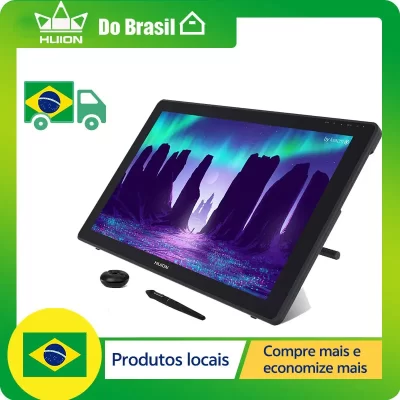 HUION Kamvas 22 Graphic Pen Tablet Monitor Pen Display 21.5 Inch Anti-glare Screen 120%s RGB Windows Mac And Android Device