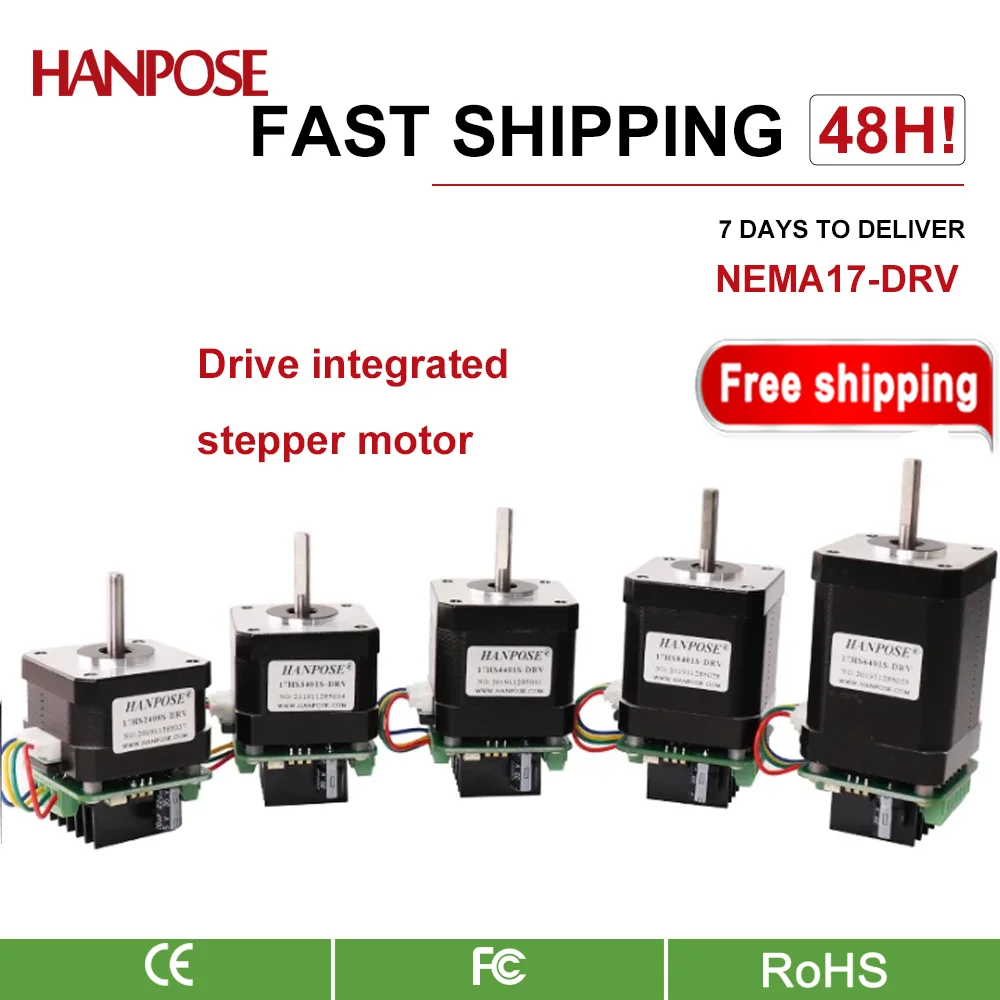 NEMA17 Stepper Motor Driver 17HS8401S-DRV 17HS6401S 1.7A 70N.CM Module Integrated Suit Motor Control Board Manufacturer Direct