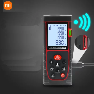 Xiaomi laser rangefinder 40-100m instrumento de medição eletrônica altímetro régua eletrônica infravermelha régua laser de medição