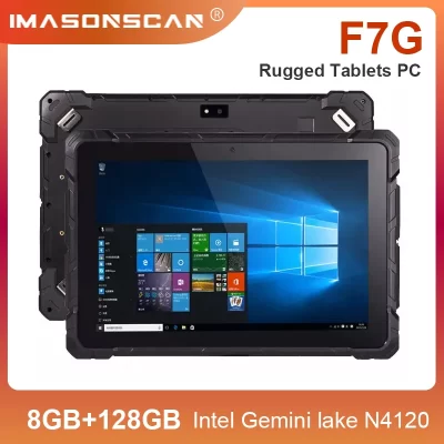 10.1 Inch Windows 11 Pro Rugged Tablet 4G LTE GPS 10000mAh/3.7V Battery 8GB RAM/128 GB ROM F7G