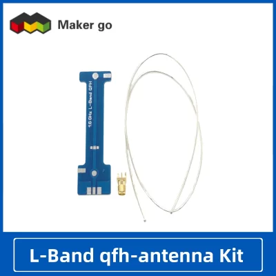 Kit 1.6ghz 1.7ghz l-band qfh-antena antena helicoidal de quatro braços antena de relé de posicionamento de meteorologia aeroespacial