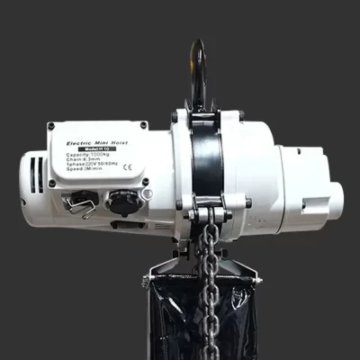 Grua de corrente elétrica 220v sem escova 300kg 3m pequena grua de corrente silenciosa guindaste pequeno