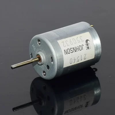 Mini 24mm JOHNSON RF-370CA-12560 DC12V ~ 24V 7250RPM Fechadura da porta da janela do carro Motor elétrico 18mm comprimento do eixo de saída