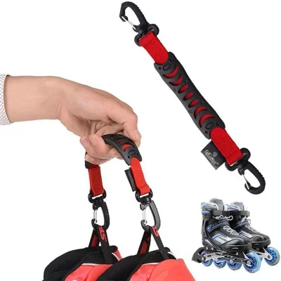 Rolo inline durável patins gancho legal de alta resistência conveniente pendurar cinto sapatos patins lidar com fivela para powerslide