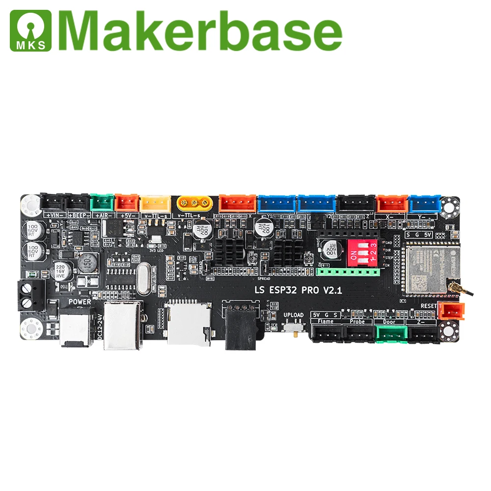 Makerbase mks ls esp32 pro placa-mãe controle wi fi tela de toque tmc2209 driver para twotrees TTS-55/10 pro peças gravador a laser