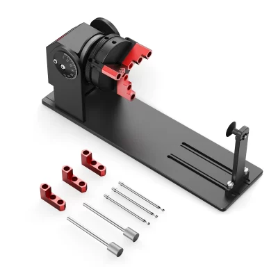COOLOOK CR1 Rolo giratório do eixo Y 3 em 1 multifuncional 360 ° Gravura rotativa para gravador a laser para copo/garrafa/esfera/cilindro