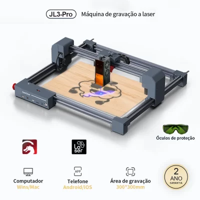 10w gravador a laser cnc diy máquina de gravura cortador a laser com 300x300mm 12000mm/min ferramentas a laser para madeira metal acrílico couro