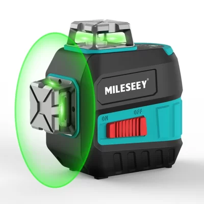 Milesey 12 linhas 360 laser nível 5 linhas verde nível laser profissional ajustável linha laser brilho