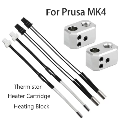 Para prusa mk4 kit de impressora cartucho aquecedor 24v 40w tubo aquecimento haste aquecimento para prusa mk4 extrusora kit impressora 3d mk4 hotend