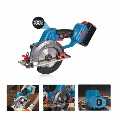 6 Polegada serra circular sem escova compacta sem fio serra elétrica madeira metal cerâmica telhas cortador ferramenta elétrica para makita 18v bateria