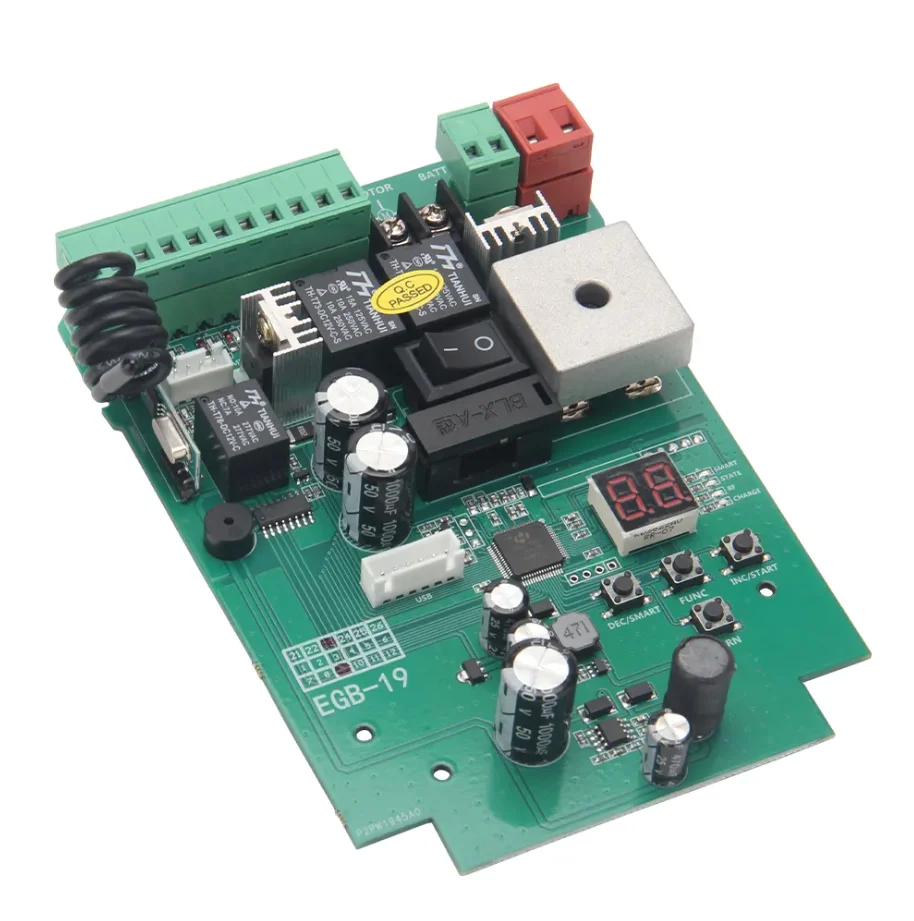 24VDC!!! Abridor de portão deslizante, unidade de controle de motor dc, controlador pcb, placa de circuito nc, cartão eletrônico, controle remoto opcional - Image 3