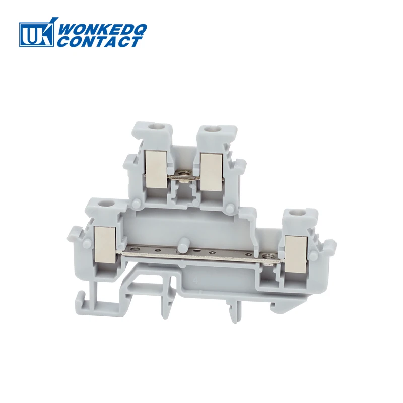 10Pcs MBKKB-2.5 Screw Double Level Din Rail Terminal Block, 2.5 mm² Wire Connector, Universal Feed-Through Plug 2 Layer MBKKB2.5 - Image 6