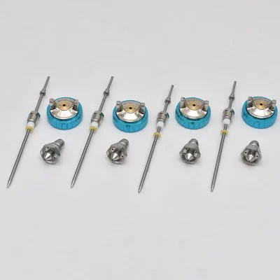 Air Spray Gun Bico Kit, Gravity Feed, Pistola de pintura, agulha e tampa, W101 HVLP, 1.0mm, 1.3mm, 1.5mm, 1.8mm
