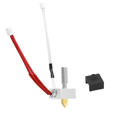 Kit Hot End para Impressora 3D, Cabeça Extrusora, Aquecedor, Capa de Silicone, Termistor, Elegoo Neptune 3 Pro, Plus, Max