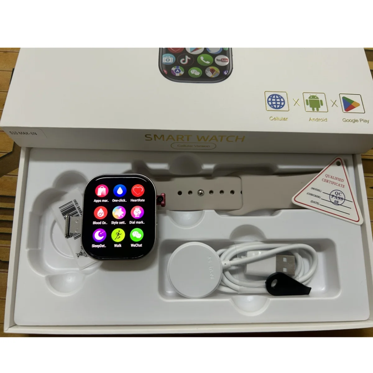 4g versão celular vp99 smartwatch 2.29 ''5g android relógio inteligente com freqüência cardíaca pressão arterial função de oxigênio no sangue gps wifi - Image 3