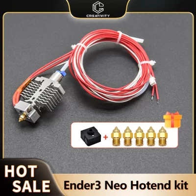 Ender 3 v2 neo/elnder 3 neo/elnder 3 max neo hotend kit 24v 40w j-head hotend kit bloco de calor aquecedor termistor para ender 3 neo