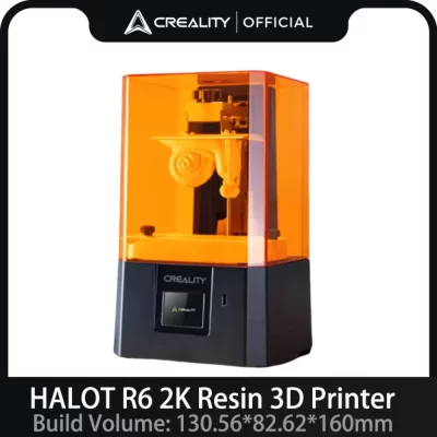 Creality 2024 nova impressora 3d de resina halot r6 2k operar facilmente tampa anti-uv parafusos antiderrapantes bicos de cuba duplo uniformidade de luz