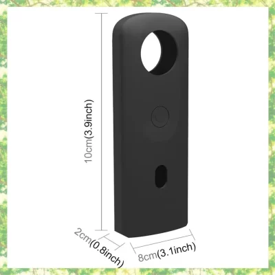 Capa de silicone inteligente com capa de lente para ricoh theta sc2 360 câmera panorâmica manga protetora acessórios da câmera