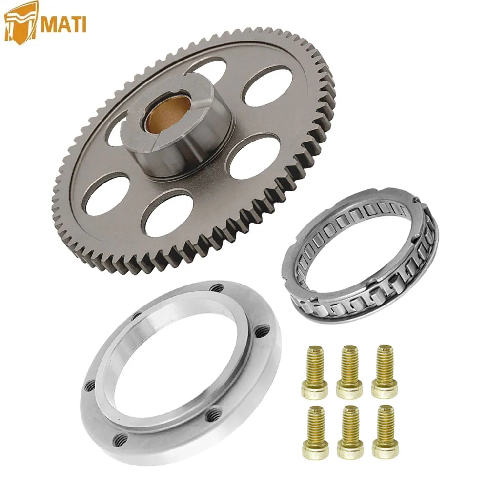 M MATI Starter Starting Clutch One Way Gear Bearing for Yamaha Rhino 660 Grizzly 660 2003-2008 5KM-15590-00-00 5KM-15517-10-00