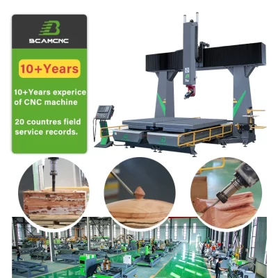 2025 hot sale Boat Mould Gypsum Styrofoam 3050 3d Wood Carving Atc 5 Axis Cnc Granite Router Milling Machine Wood for Metal 609