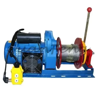 Guincho elétrico com embreagem 220v 380V 30m 60m1500kg Motor de corda de fio de elevação
