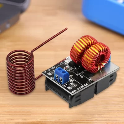 120w mini máquina de aquecimento zvs dc 5-12.0v aquecedor de indução de tensão de entrada módulo de fonte de alimentação de alta frequência