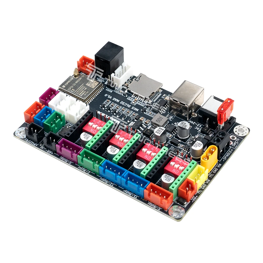 Makerbase mks dlc32 max placa-mãe máquina de gravação a laser controlador de 4 eixos para cnc carpintaria gravador peças placa atualização - Image 3