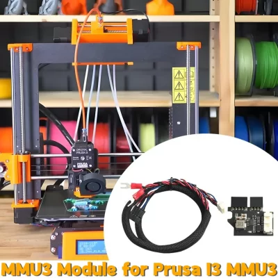 Módulo MMU3 com cabo MMU3 Peças de impressora Placa MMU3 PD-Board Addon para Prusa I3 MMU3 Impressoras 3D