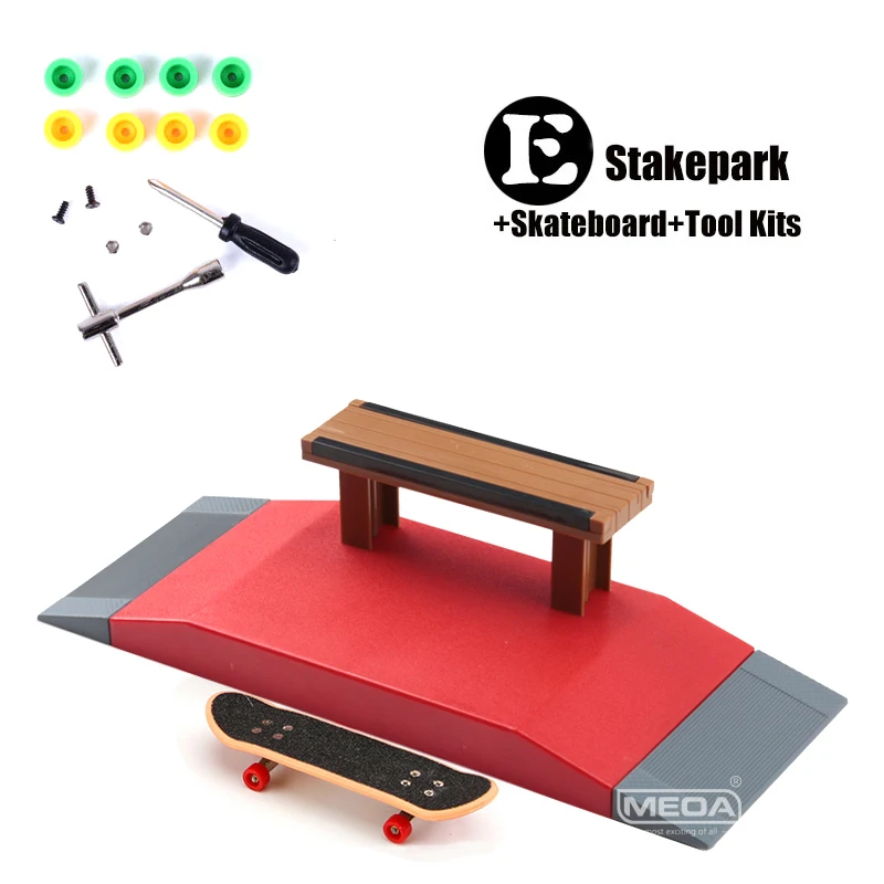 10 em 1 dedo skates diy skate parque rampa peças tecnologia deck cena local combinação conjunto para crianças brinquedos de casa interior - Image 6