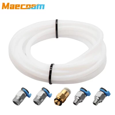 3D Printer Parts ID 2mm OD 4mm Cloned Capricornus Tube 2/5M Hotend Rostock Bowden Extruder 1.75mm + 5pcs Quick Fitting + PC4 01