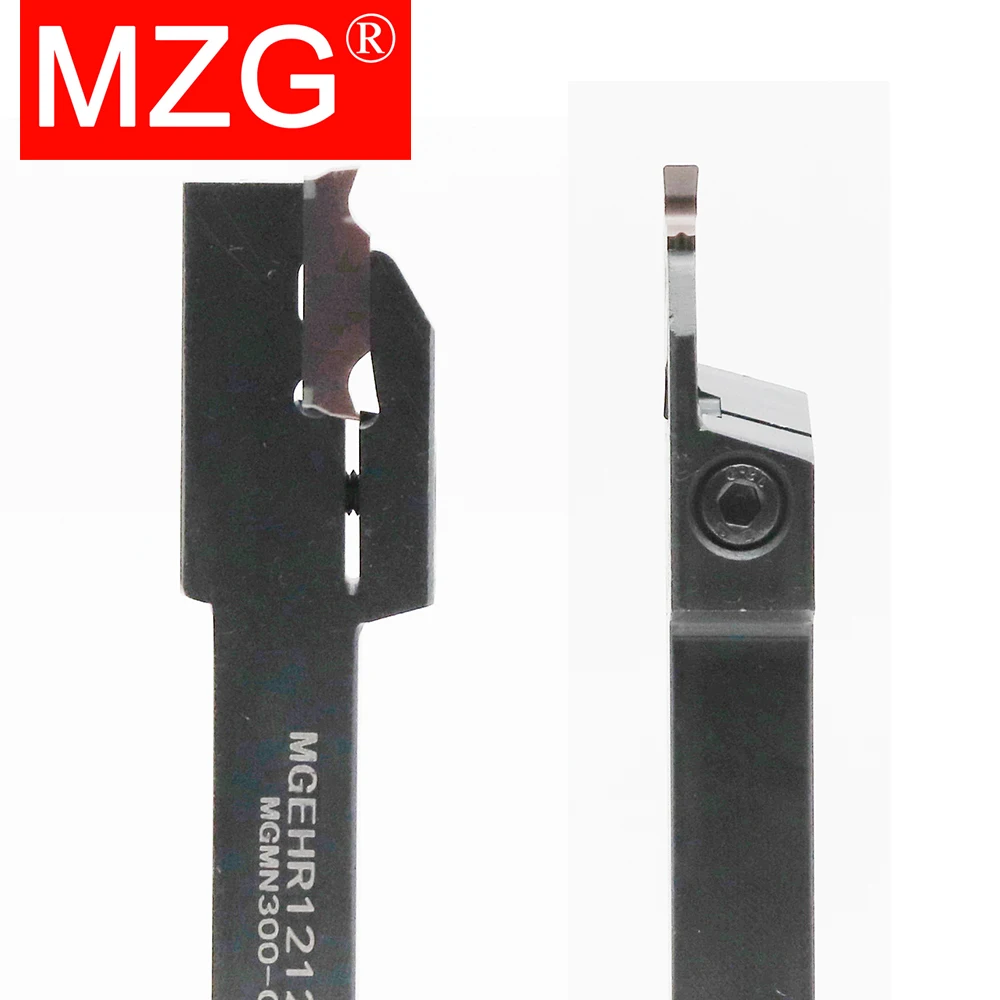 Mzg mgehr mgehr1010 mgehr1212 mgehr16 mgehr2020 2525 1.5/2/2.5/3/4/5mm suporte de ferramenta de torneamento de ranhura externa barra chata cnc - Image 4