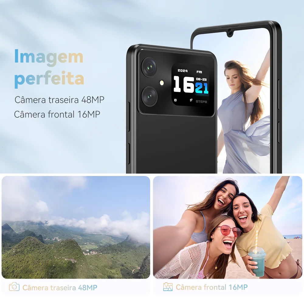 Cubot A20, Smartphone Android 14, 12GB (4GB+8GB Extend) RAM+128GB ROM, 90Hz 6.745-inch HD+ Display, 5100mAh, 48MP Camera,Face ID - Image 5