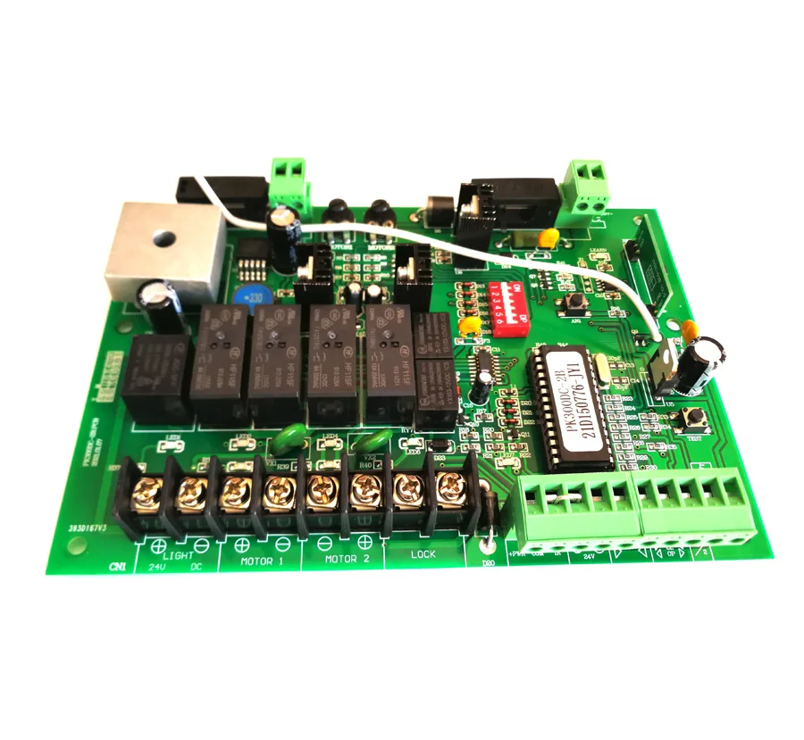 Unidade de controle para abridor de portão giratório 24vdc, placa-mãe, controlador de motor pcb, cartão de placa de circuito para abridor de motor de portão giratório solar 24vdc - Image 3